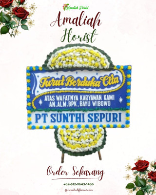 Papan Bunga Duka di Payakumbuh Timur