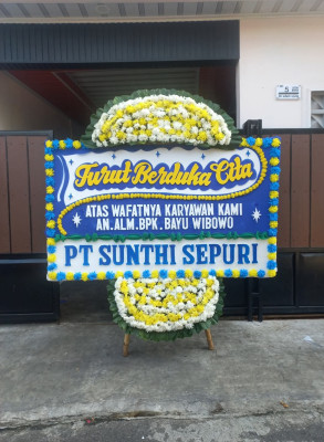 Papan Bunga Duka di Payakumbuh Timur
