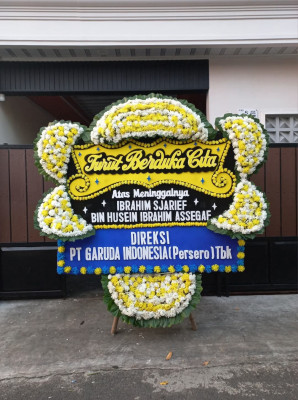 Papan Bunga Duka di Payakumbuh Timur